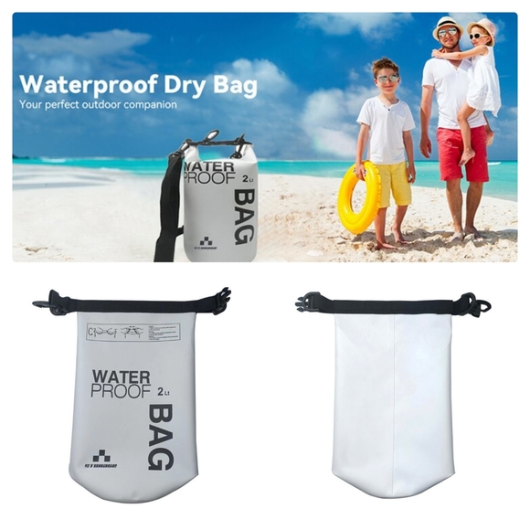 New- 2L waterproof dry bag, floats storage bag travel camping water sport bag - Picture 5 of 11